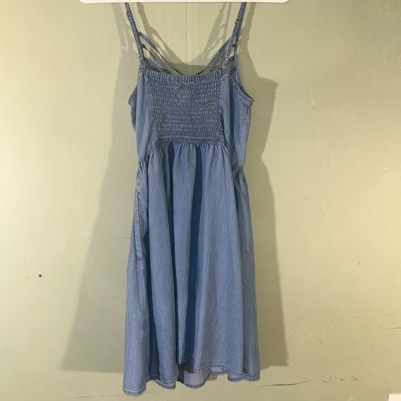 Blue Jean style Dress with pockets - Picture 5 of 5